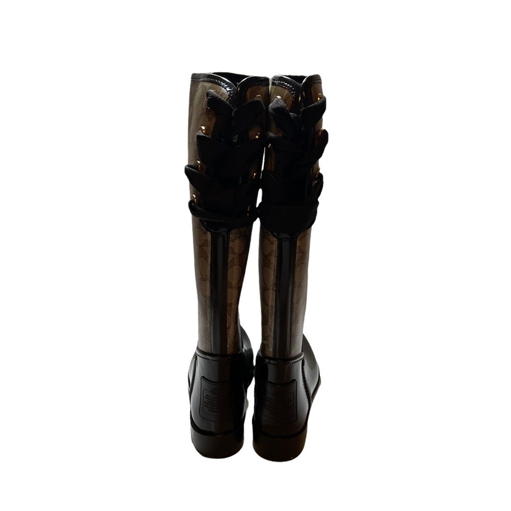 NWT Coach Tristee Lace Up Corset Signature Logo Shoes Size 6 - Picture 4 of 8